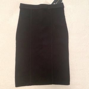 BCBGMAXAZRIA XS Silk Knit Bandage Skirt - NWT